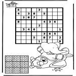 Håndarbejde - Sudoku Airplane