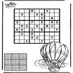 Håndarbejde - Sudoku balloon