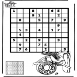 Håndarbejde - Sudoku bird