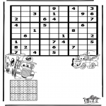 Håndarbejde - Sudoku Cars