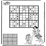 Håndarbejde - Sudoku snow white